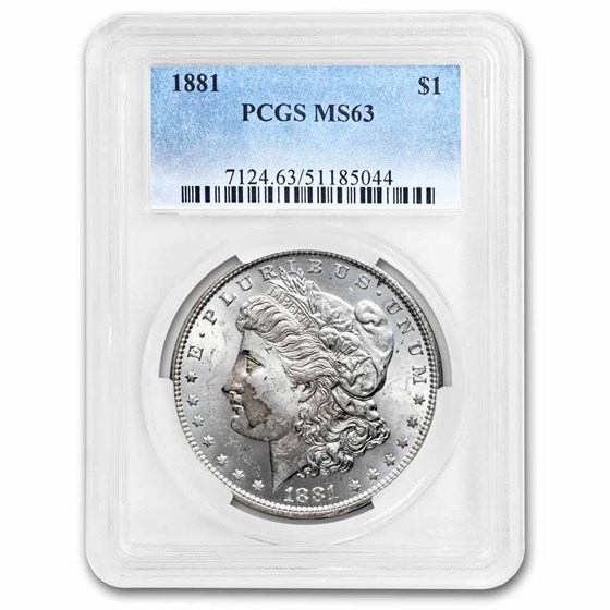 1881 Morgan Dollar MS-63 PCGS 1881 Morgan Dollar MS-63 PCGS